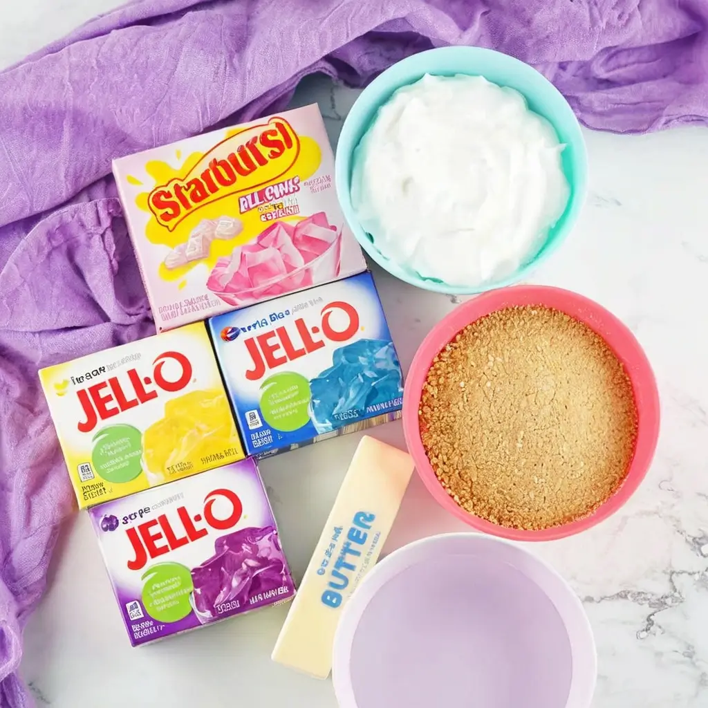 easter-jello-pie-ingredients Ingredients for Easter Jell-O pie