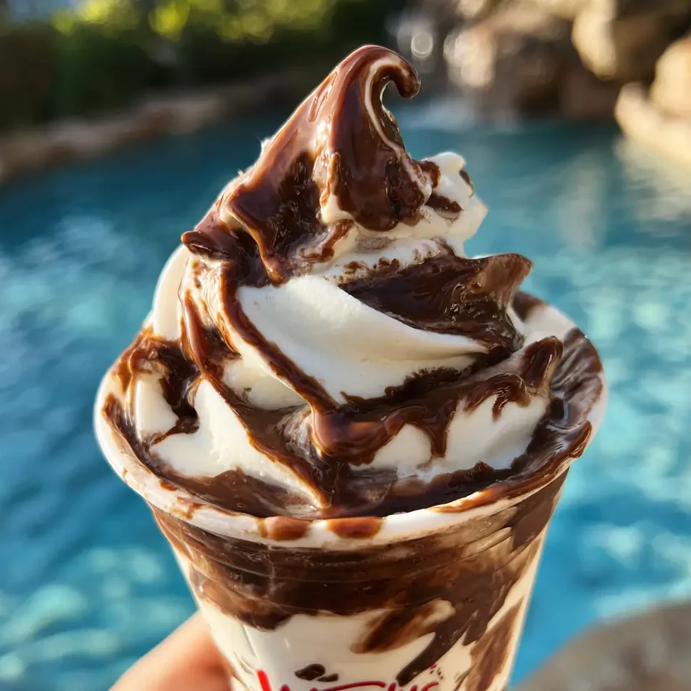served-brownie-batter-frosty Served Wendy’s Brownie Batter Frosty with toppings
