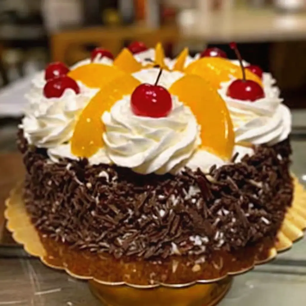  slice of rosemary's bakery whipped cream cake with berries